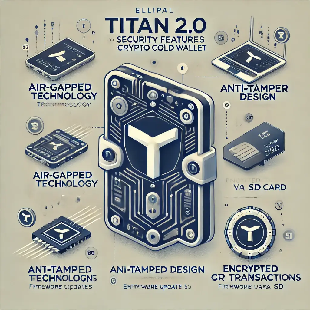 ELLIPAL Titan 2.0 Crypto Cold Wallet